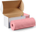 Exquisite Party Solids 54 Inch X 100 Feet Pink Plastic Table Cover Roll, Cut-to-Size Box with Convenient Slide Cutter