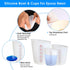 Silicone Measuring Cups (2 Cup + 1 Cup) for Epoxy Resin, Butter, Chocolate, 500/250 ML by ZUYEE