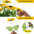 DerBlue 15.74'' Artificial Sunflowers Bouquet with 14 Heads and 40 Leaves - Fake Silk Flowers for Home Office Decor