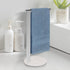 SUS304 Stainless Steel L-Shaped Hand Towel Holder, Thickened Bathroom Towel Rack for Countertop Vanity (Chrome)