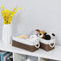 DULLEMELO Toilet Paper Storage Basket, Bathroom Basket for Toilet Paper, Cosmetics, Towels with Rope Handles