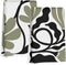 Jztco 2Pcs Abstract Floral Kitchen Towels 24x14 Inch, Boho Style Sage Green Flower