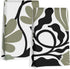 Jztco 2Pcs Abstract Floral Kitchen Towels 24x14 Inch, Boho Style Sage Green Flower
