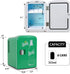 Sprite 4L Mini Fridge, 6 Can Portable Cooler Warmer, Personal Travel Refrigerator for Office, Skincare