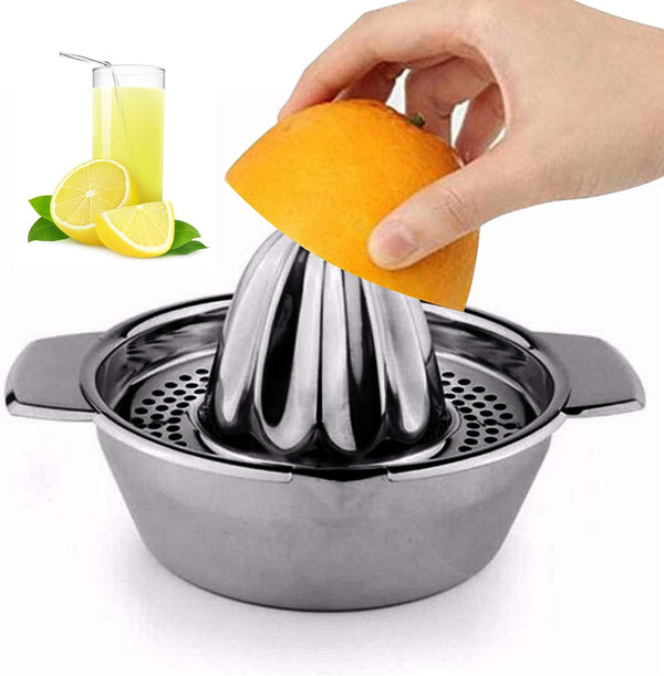 Wingwa Stainless Steel Lemon Squeezer Citrus Juicer Handheld Press Orange Juice Squeezing Tool