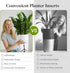 2 12"- 16" 4"-12" AZEAM Adjustable Plant Risers for Inside Pots, PCS Planter Inserts Fillers Raise for Large Flower