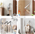 IN VACUUM Clothes Drying Rack, Wall Mounted Retractable Clothes Hanger for Laundry Room, Black