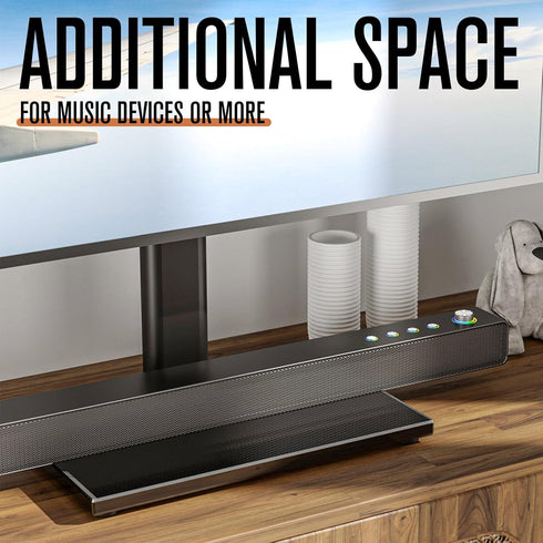 Hemudu 27-60 inch 400x400mm HT06B-002 Universal Swivel TV Stand - Table Top TV Stand for LCD LED TVs - Height