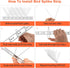 WELLUCK Bird Spikes for Small Birds - 15 Feet Anti Bird Fence Spike for Nest Prevention, Stainless Steel