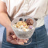 Set of 4 Glass Dessert Bowls, 9oz Ice Cream Sundae Cups, Perfect for Oats, Milk, Sorbet, Yogurt