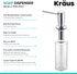 KRAUS Kitchen Soap and Lotion Dispenser, Chrome, KSD-41CH