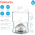 GROSCHE Aberdeen Smart Tea Maker & Tea Infuser Teapot - BPA-Free, Drip-Free Design, Easy Brew, 17.7 oz (525 ml)