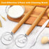2-Pack Danish Dough Whisk, 13-Inch Bread Whisk, Dutch Whisk with Stainless Steel Ring, Dutch Bread Whisk for Sourdough, Pizza, Pastry, and Cookies, Essential Kitchen Cooking Safe Mixing Tool by Aqdocvf