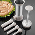 w/4 Bemodst Sausage Stuffer, Stainless Steel Manual Homemade Sausage Maker, hot dog Stuffer Stuffing Tubes, Used