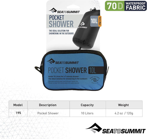 Sea to Summit Pocket Shower - Black