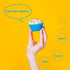 IPOW 24 Pack Reusable Silicone Cupcake Baking Cups, Food-Grade BPA Free Non-Stick Muffin Liners, 2 Shapes Round