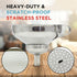 Zoie + Chloe 3-in-1 Stainless Steel Funnel Set - Kitchen Funnels with Detachable Fine Mesh Filter & Strainer