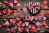 Fangoo 110 Pieces Red Acrylic Heart Gems for Valentine's Day Decorations | Bright Red, 8OZ, Vase Filler, Table Scatter