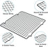 Baking Cooling Rack 2 Sets, Cookie Cooling Racks for Cooking, Baking, Roasting, Oven Safe Wire Rack