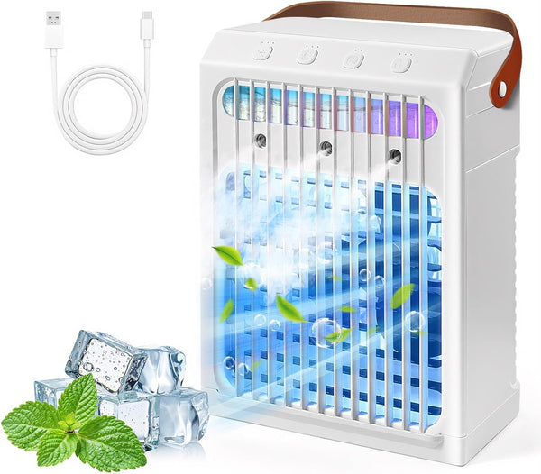 gootu Portable Air Conditioners,1000ML Portable AC Unit,Personal Small Air Conditioner,3 Speed Quiet Evaporative