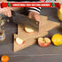 Christmas Bamboo Cutting Board - Christmas Tree Shape Serving Board for Kitchen, Decorative Wood Cheese Platter