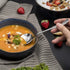 HAPPY KIT Soup Spoons Set 12 Pcs Premium Stainless Steel Dinner Spoons Heavy-Weight Durable Round Spoons Flatware Set