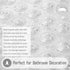 Yimobra Non Slip Bathtub Mat, 40 x 16 Inch, Extra Long Shower Mat with Drain Holes, Machine Washable, Clear