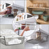 Tebery 4 Pack Black Under Shelf Wire Basket, Hanging Storage Baskets for Kitchen Pantry & Desk