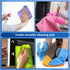 5 (10-Pack,12"X12") FGSAEOR Microfiber Cleaning Cloth, All Purpose Cleaning Rag - Ultra Absorbent Microfiber Towel