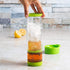 Primula Press and Go Iced Tea Maker, 16-Ounce Travel Tumbler, Green Infuser Bottle, Leak-proof Lid, Dishwasher Safe