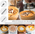 Stainless Steel Milk Frothing Pitcher 20oz/600ml - Milk Jug Cup for Cappuccino Coffee Stencils, Latte Art with 16