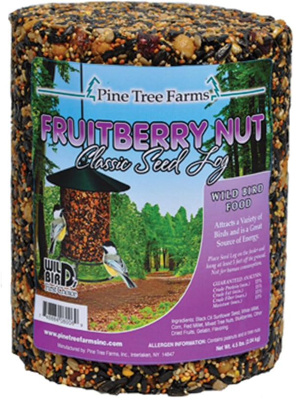 Pine Tree 8006 Fruit Berry Nut Classic Seed Log, 68-Ounce