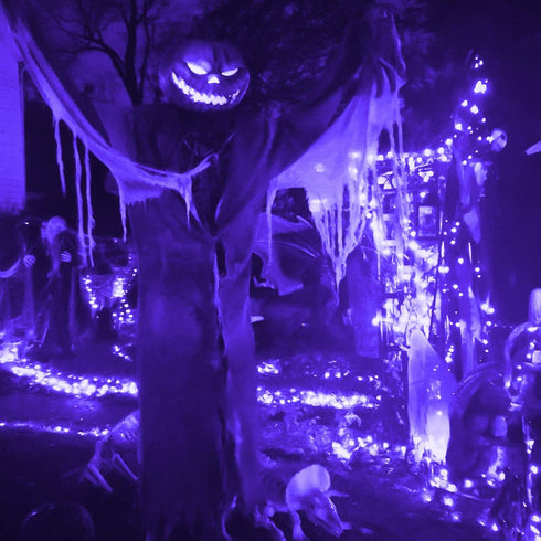 Smacen 32.8FT Led Fairy Lights Battery Operated, LED UV Black Lights, Flexible Blacklight Fixtures,Battery Powered