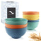 PYRMONT Wheat Straw Bowls Set of 8, 10 OZ Small Reusable Bowls for Kids, Cereal, Dessert, Snack, BPA-Free