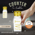 Luxury Gold Salt and Pepper Shakers Set by Brighter Barns, Modern Farmhouse Decor, Glass Shakers & Stainless Steel Lid