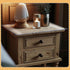 15.8 23.6 Inch, 1.5mm Trimmed Occasion(1 Ganeen Nightstand Protector, Clear Plastic Table Cover Protector x Thick