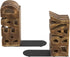 2 Set MyGift Book Ends Christian for Shelves, Wood Bookends Carved in Read and Pray Block Letters, Decorative Book