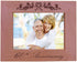 CustomGiftsNow 60th Anniversary Engraved Wooden Picture Frame - Natural Alder Wood Tabletop/Hanging (4x6-inch