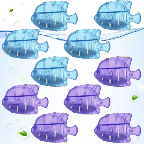 10PC Humidifier Cleaner Fish, Universal Tank Cleaner for Humidifiers and Fish Tanks, Prevent Hard Water Build-Up