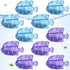 10PC Humidifier Cleaner Fish, Universal Tank Cleaner for Humidifiers and Fish Tanks, Prevent Hard Water Build-Up