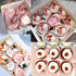 200 Pieces Pink Tulip Cupcake Muffin Liners, Greaseproof Paper Baking Cups for Birthday, Wedding, Party, Catering