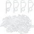 Kihanyoh Christmas Light Clips, White Gutter Hooks Outside String Lights Clips Weatherproof Outdoor