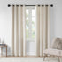 Curtain Rods for Windows, 48 to 84 inch, 5/8" Diameter Black Ceiling Mount Warp Around Rod