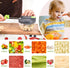 500ml,Gray-green Manual Food Processor Vegetable Chopper, Portable Hand Pull String Garlic Mincer Onion Cutter