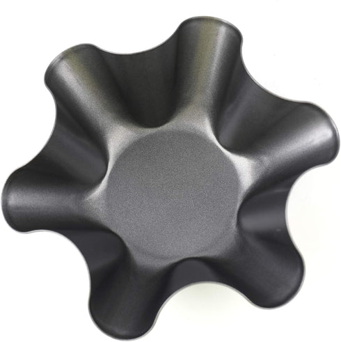 Tosnail 8 Pack Non-stick Tortilla Pan, Taco Shell Maker, Egg Tart Mold