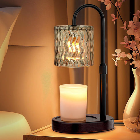 GOIUEDBZ Candle Warmer Lamp Electric Timer: Dimmable Candles Warming Lamps - Height Adjustable