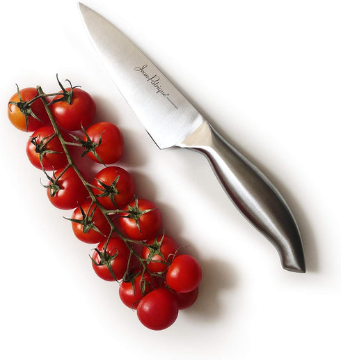 Jean-Patrique Professional Chef Knife Chopaholic - Ergonomic Stainless Steel Handle Utility Knife for Chopping and