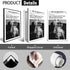 Generic 12x18in Retro Black and White Canvas Wall Art Funny Magazine Cover Newspaper Poster Vintage Disco Ball Bar Cart