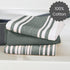 Cotton Clinic Kitchen Dish Tea Towels, 16x28 Ring Spun Cotton Set of 5, Gray, Dish Cloths, Bar Towels
