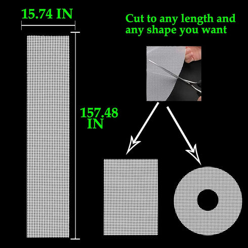 Large Silicone Mats for Dehydrator, Reusable Silicone Dehydrator Sheets for Food Drying, 16 * 160" (16"*160")